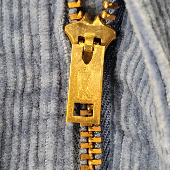 Vintage 70s Wrangler Bootcut Corduroy Pants 27x31 Faded Blue - Picture 4 of 16